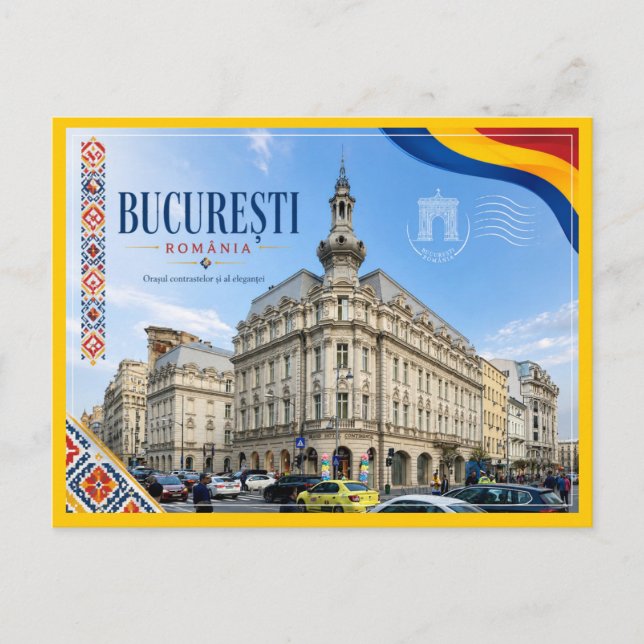 Bucharest Grand hotel Continental Postcard (Front)