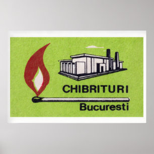 Bucharest Match Factory - Matchbox Print