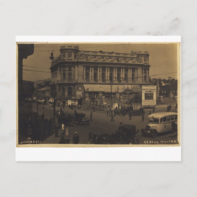 Bucharest Palace Cercul Militar Național Postcard (Front)