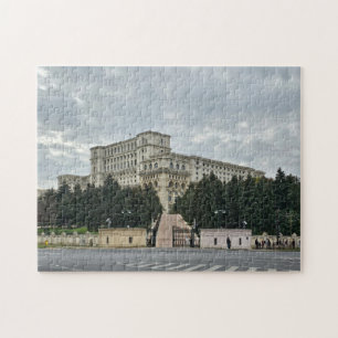 Bucharest Palace of the Parliament view puzzle
