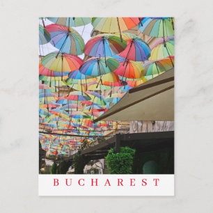 Bucharest Pasajul Victoria view postcard