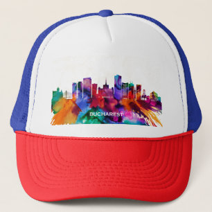 Bucharest Skyline Trucker Hat