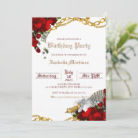 Buchona Birthday Party Invitation Mob Wife