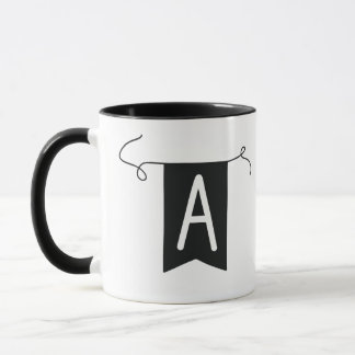 Buchstabe „A“ Becher Tasse