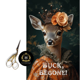 Buck Begone Sassy Deer Decoupage Tissue Paper