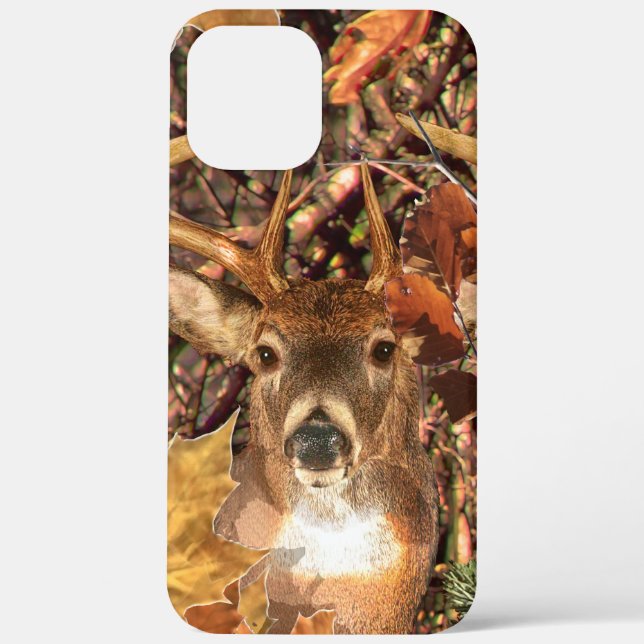 Buck Camouflage White Tail Deer Case-Mate iPhone Case (Back)