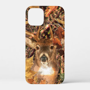 Buck Camouflage White Tail Deer Decor on a iPhone 12 Mini Case