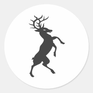 Buck Classic Round Sticker