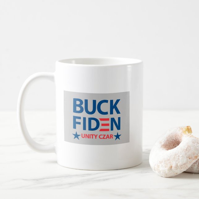 Buck Fiden Coffee Mug (With Donut)