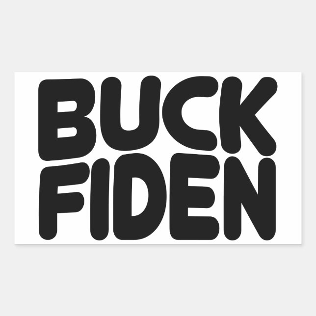 Buck Fiden Sticker (Front)