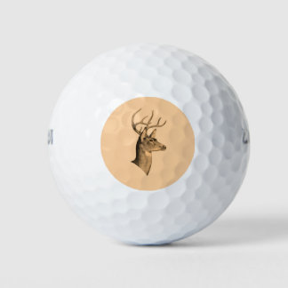 Buck Head Burlywood Golf Balls