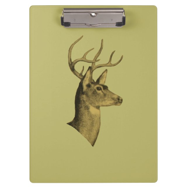 Buck Head Dark Khaki Clipboard (Front)