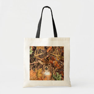 Buck in Hunter Camo White Tail Deer Tote Bag
