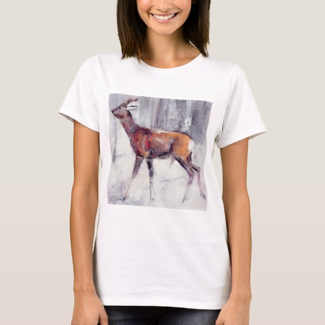 Buck in the snow 2000 T-Shirt (Front)