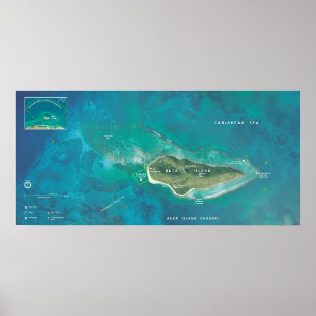Buck Island Reef National Monument Poster (Front)