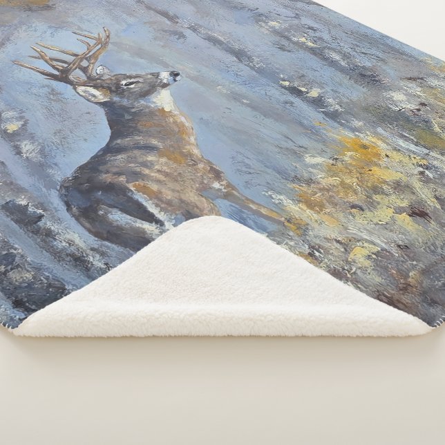 Buck Meadow Sherpa Blanket (3/4)
