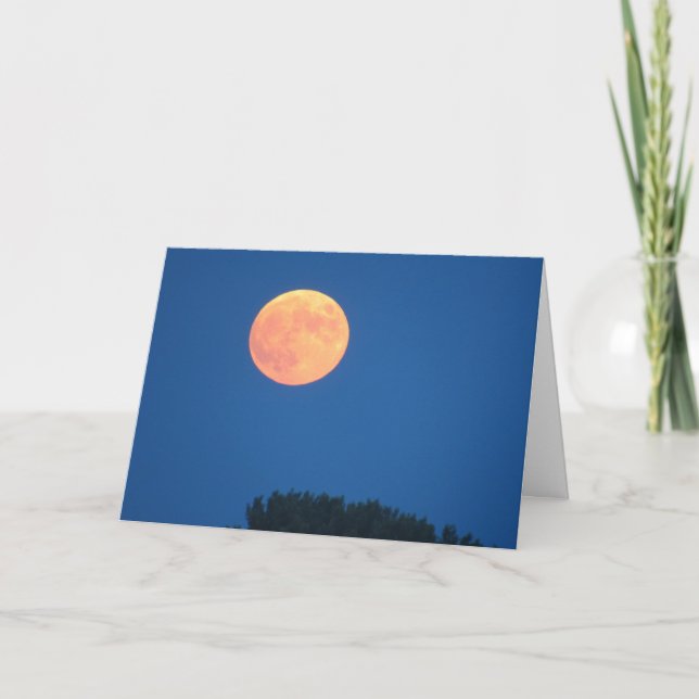 "Buck Moon" Hallowe'en Card (Front)