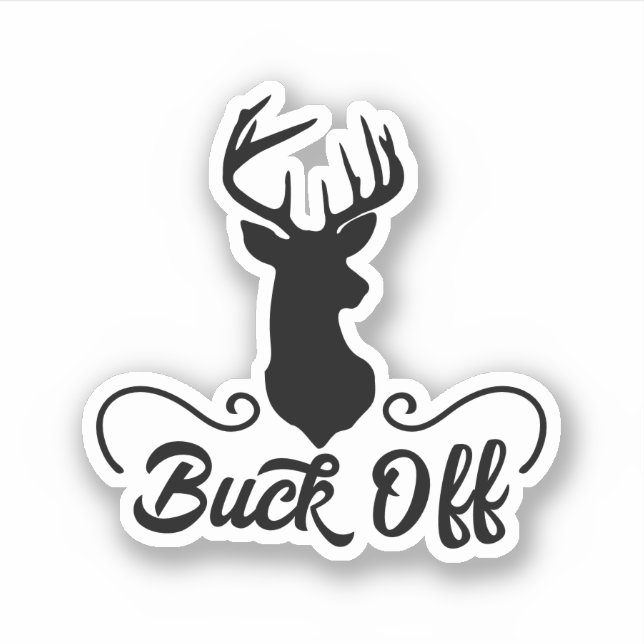Buck off autocollant (Devant)