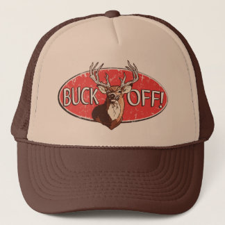 Buck Off by Mudge Studios Trucker Hat