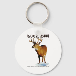 Buck Off! Keychain