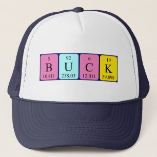 Buck periodic table name hat