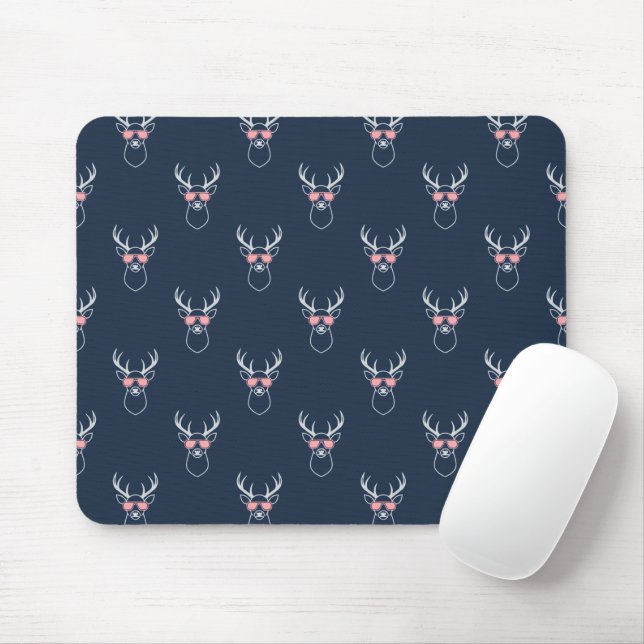 Buck Silhouette Mouse Pad (With Mouse)