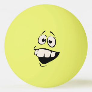 Buck Teeth Face Ping Pong Ball