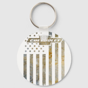 Buck Wear Chevy Camo Accent Flag 1 Keychain