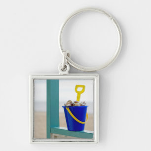 Bucket Filled With Seashells Keychain