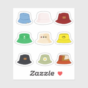 Bucket Hat Stickers