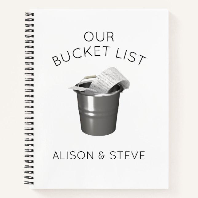 Bucket List Notebook (Front)