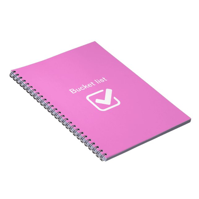 Bucket list - notebook (Right Side)