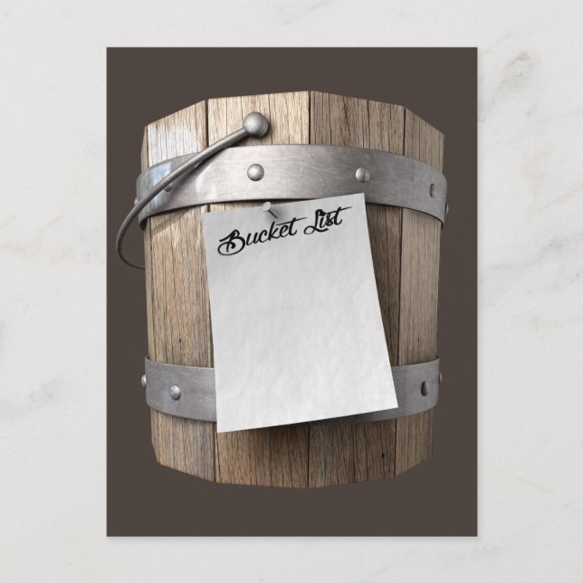 Bucket List Postcard (Front)
