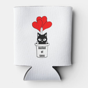 Bucket of Sass-Kitty & Balloons Cooler Cup