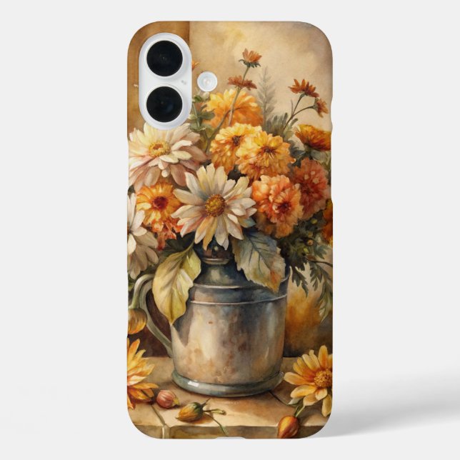 Bucket with Fall Floral   Case-Mate iPhone Case (Back)