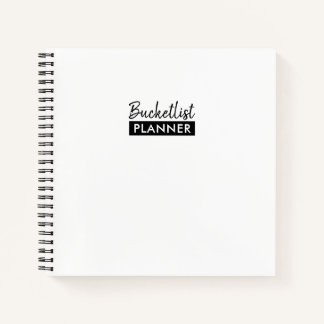 Bucketlist Planner Notebook