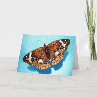 Buckeye Butterfly Greeting Card