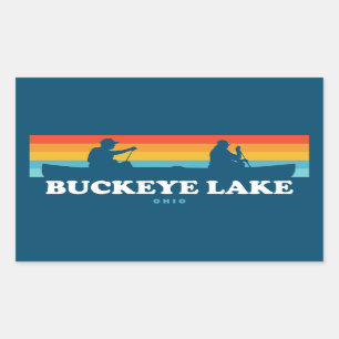 Buckeye Lake Ohio Canoe Sticker