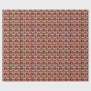 Buckeye Nut Ohio Gift Wrap