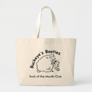 Buckeye's Booties Large Tote Bag