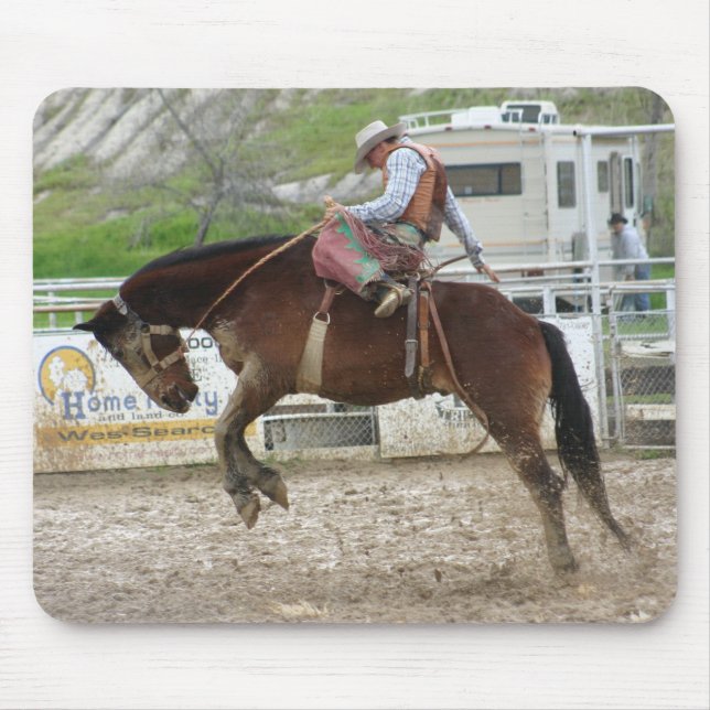 Buckin' Bronc Mouse Pad (Front)