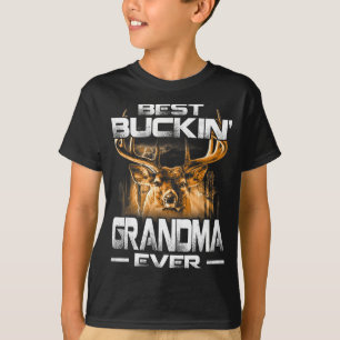 Buckin' Grandma Ever Shirt Deer Hunting Bucking Fa