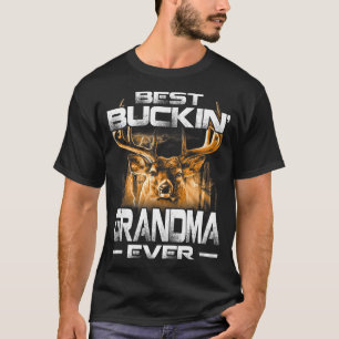 Buckin' Grandma Ever Shirt Deer Hunting Bucking Fa