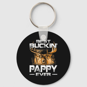 Buckin' Pappy Ever Shirt Deer Hunting Bucking Fath Keychain