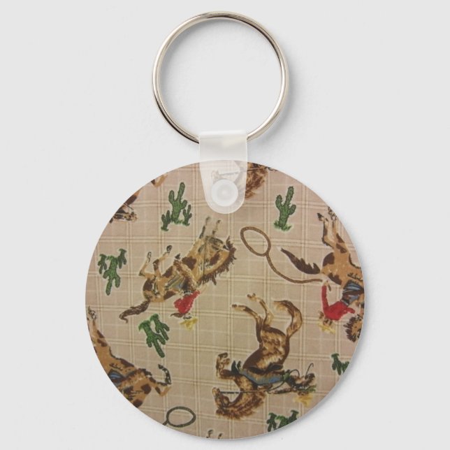 Bucking Bronco Keychain (Front)