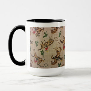 Bucking Bronco Mug