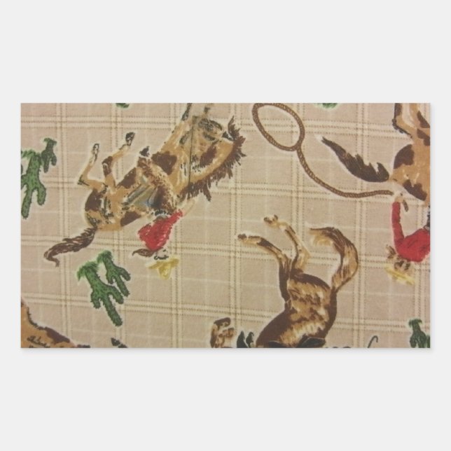 Bucking Bronco Sticker (Front)