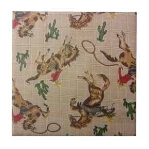 Bucking Bronco Tile