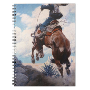 Bucking by Newell Convers Wyeth Notebook