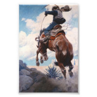 Bucking by Newell Convers Wyeth